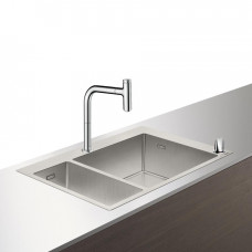 Кухонная мойка с встроенным смесителем Hansgrohe 75x50