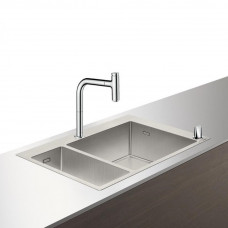 Кухонная мойка с встроенным смесителем Hansgrohe 75x50