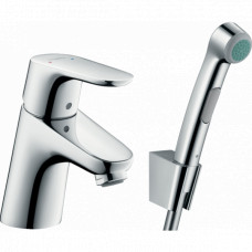 Смеситель для раковины с гигиеническим душем Hansgrohe Focus E2 