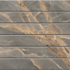 Керамогранит Фальшмозаика Intense Grey Trail полированный 19x120